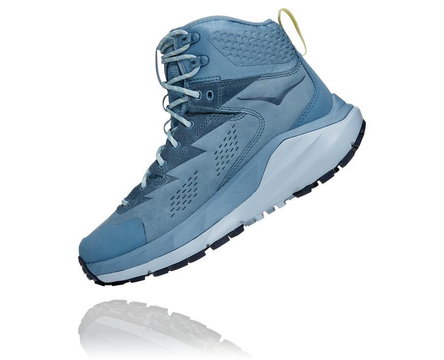 Botas De Montaña Hoka One One Mujer Azules - Kaha Gore-Tex - HOSM05764